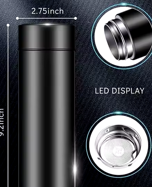 Smart Digital Led Temperature Drink Bottle